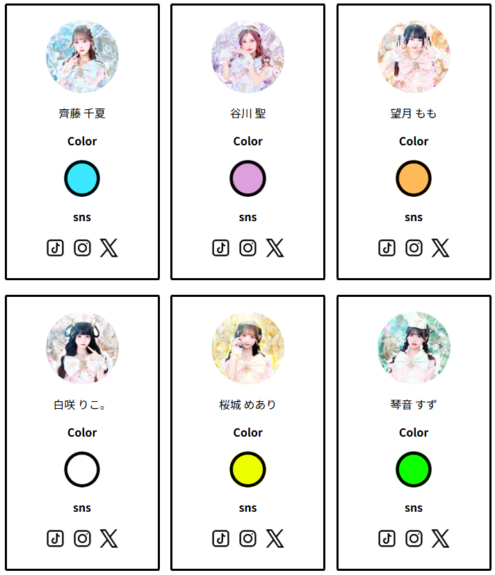 Prettychuuメンバー