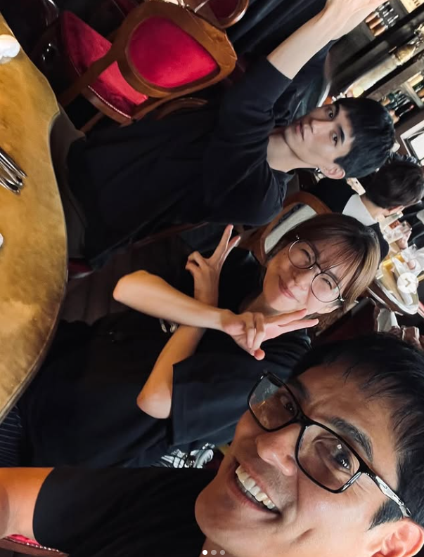 沢村一樹家族写真