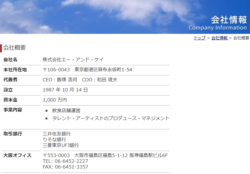 和田アキ子夫会社